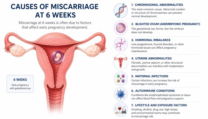 Cause Of Miscarriage At 6 Weeks - Rahat Hospital